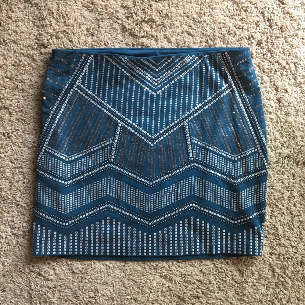 Express sequined skirt